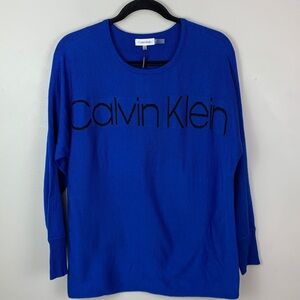 Calvin Klein Vibrant Blue Long Sleeve Top